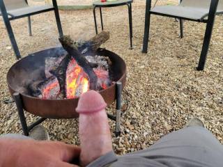Hard and ready for some outside fun!