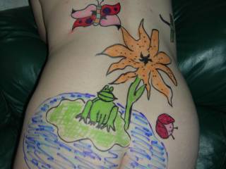 Its not the sharpies I'd be having fun with! (good job though)