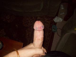 holding my dick. wanna try it?