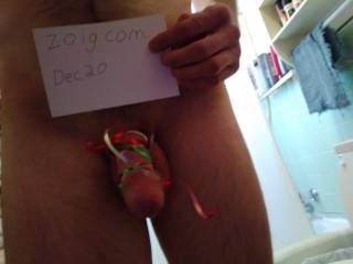The cock of Christmas enjoy