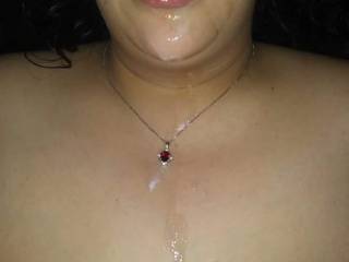 She always wanted my cum on her