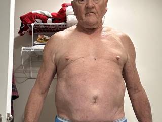 Modeling the wife\'s panties