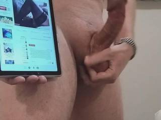 Getting lubed up for Mrmrsp tribute. Hope you enjoy watching 🥰