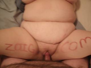 I love having his cock in me.....it was the perfect moment for a picture.