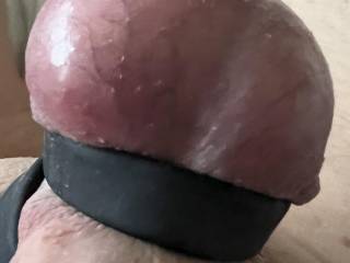 Feels good to use the cockring around my balls