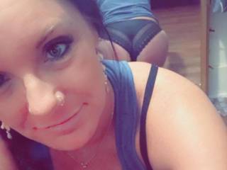 Bending over for to enter my ass while you grab your handfulls