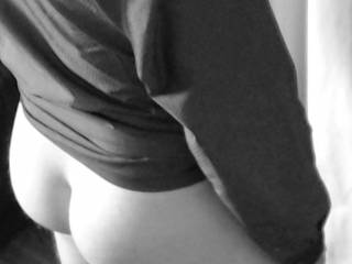 the black and white version of my butt - which do you like?