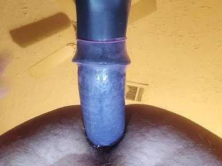 Having fun with one of my new dildos, it\'s just been added to my stable...