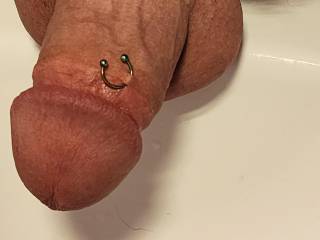 Piercing inserted.