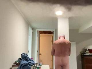 naked in my basement