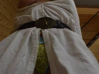 Up skirt.
