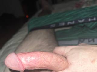Just me playing with my hard dick and taking a selfie for my girl.
