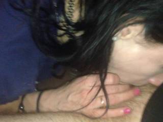 Another deepthroat from a sexy milf.