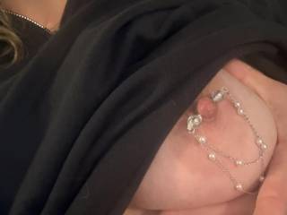 I love having my nipples squeezed and pleased!