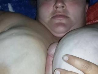Big sexy\'s tits and my dick