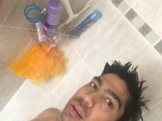 in the shower