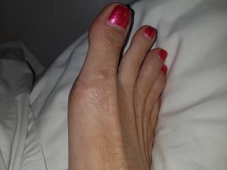 my g fs foot close up