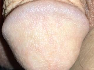 I showered and after a I toned and moisturised my glans nice and clean