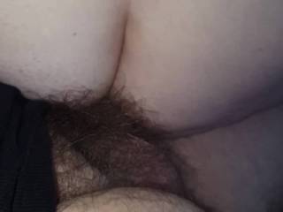 Inside my wife’s tight, warm, hairy asshole