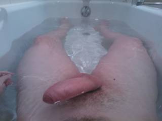in the bath :)