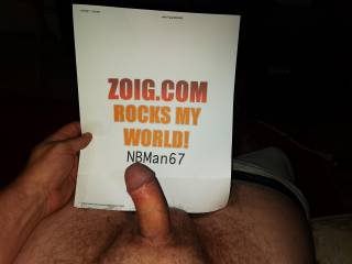 Just wanna hi to all my zoig  members