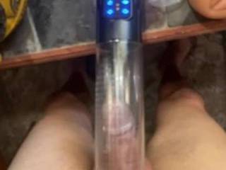 At it again. It feels so good stretching my cock.