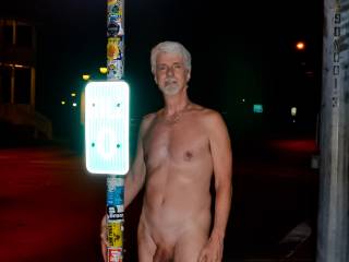 Wanted to take some photos of me naked standing next to this Key West icon (Mile 0 marker for US Hwy 1), and a woman passing by on a bike agreed to take the photos. Several people walked past and they all thought it great fun.