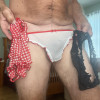 In this hot summer weather I found these nice thongs 
to wear just enough coverage